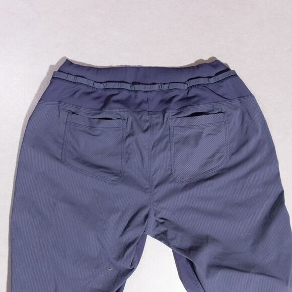 Lululemon Dance Studio Mid Rise Pants Women's 10 Blue Drawstring Lightweight 26" - Picture 5 of 6